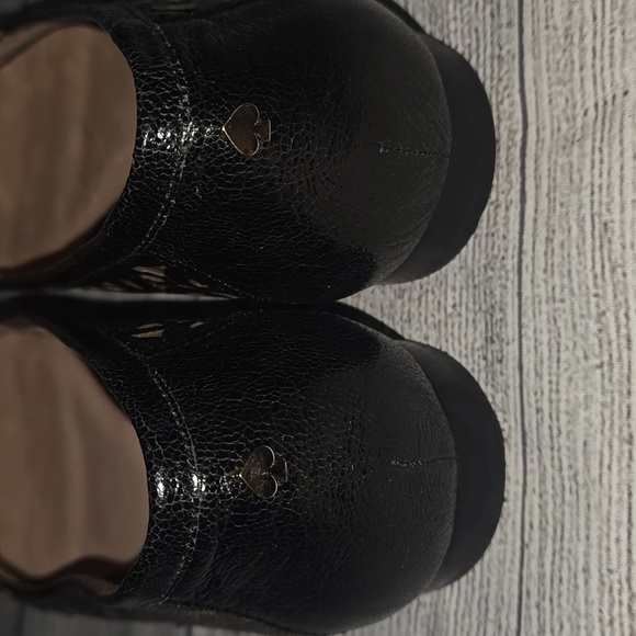 Kate Spade New York Caffrey Cut-Out Leather Loafers Black Size 9.5 - Picture 3 of 9